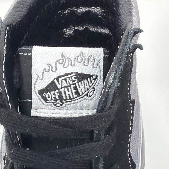 Vans Sk8-Hi Shoes Mens Size 11 Gray Black White Flame High Top Skate Sneakers main image 11